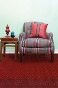 Afghan Traditional Geometric Rugs 525 Red