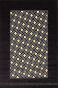 Indigo Modern Border Rug 502-417B