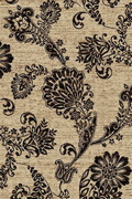 Askabad Paisley Floral Contemporary Rugs 12124 Ivory