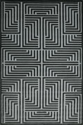 Bergamo Contemporary Abstract Rugs US321 Castle Grey