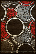 Diamond Contemporary Circle Design Rug 2435 RS