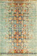 Kaleidoscope Contemporary Abstract Rug A907A Blue Turkuaz