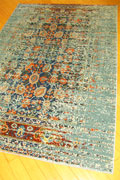 Kaleidoscope Contemporary Abstract Rug A907A Blue Turkuaz