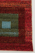 Kaleidoscope Square Pattern Rug B446A Multi Colour