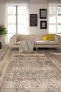 Madelaine Contemporary Floral Rugs 4-FE4-W