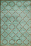 Morocco Trellis Rugs MG09700 Aqua Grey LJ