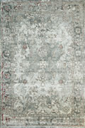 Morocco Floral Rugs AU1300 Cotton Silver LI