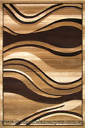 Pisa Contemporary Wavy Rug 4333A Light Beige