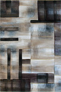 Pisa Contemporary Abstract Rug G433A Light Beige