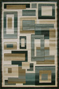 Pisa Contemporary Square Pattern Rug A056B-CM