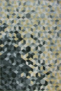 Rizzy Contemporary Geometric Rug BF064 Cotton Silver