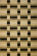 Rustic Contemporary Square Pattern Rugs 563/P02-W