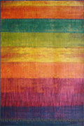 Vulcano Contemporary Stripe Rug 4446-AY5-H
