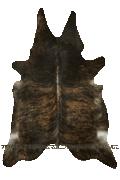 Cow Hide Rug Brown 01