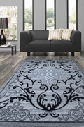 America Medallion Rugs 1587A Grey Grey