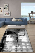 America Abstract Rugs 1681A Grey