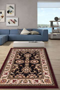 America Medallion Rugs 1810A Green Black