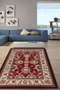 America Medallion Rugs 1810A Green Burgundy