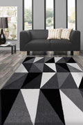 America Geometric Rugs 2868A L. Grey L. Grey