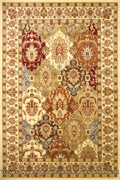 Rovigo Contemporary Floral Rug 3213F Cream Cream
