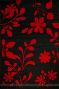 Tempo Modern Floral Rug 0403-PO6