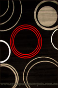 Tempo Modern Circle Design Rug 0922-O6K