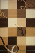 Tempo Modern Square Pattern Rug 9444-O6M