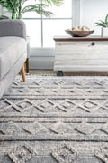 Amsterdam Fringed Moroccan Flatweave Rugs Y489A-BIM57