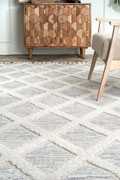 Amsterdam Fringed Moroccan Flatweave Rugs Z936A-BI122