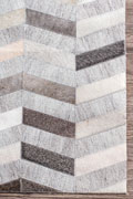 Anastasia Cowhide Patchwork Rugs Chevron