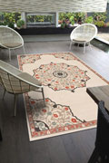 Aperto Medallion Indoor Outdoor Rug 3985-J