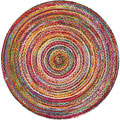 Aroma Round Cotton Rugs Chindi Multi
