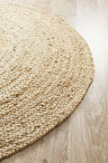 Husk Round Jute Rugs PH-1301 Natural