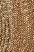 Aroma Round Jute Rugs Polo Silver
