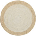 Harvey Round Jute Rugs Pearl