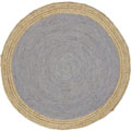 Harvey Round Jute Rugs Taupe