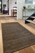 Hampton Hand Woven Wool Flat Weave Rugs 5832 Charcoal