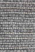 Hampton Hand Woven Wool Flat Weave Rugs Ribs Charcoal