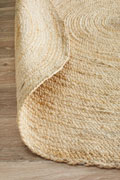 Husk Round Jute Rugs PH-1301 White
