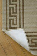 Sisalo Greek Key Border Flatweave Rugs 1486-J84-D