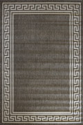 Sisalo Greek Key Border Flatweave Rugs 1486-W71-E