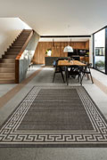 Sisalo Greek Key Border Flatweave Rugs 1486-W71-E