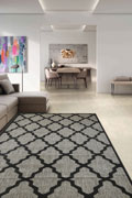 Sisalo Trellis Pattern Flatweave Rugs 5666-J48-H