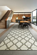 Sisalo Trellis Pattern Flatweave Rugs 5666-W71-I
