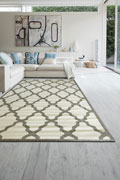 Sisalo Trellis Pattern Flatweave Rugs 5666-W71-I