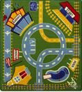 Roads Kids Rug Kids 06 Green