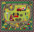 Race Track Roads Kids Rug Kids 05-GR