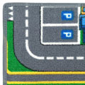 Traffic Play City Street Map Kids Rugs