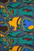 Traffic Play Time Street Map Kids Rugs