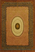 Tibetan 120 Lines Medallion Hand Knotted Wool & Silk Rug